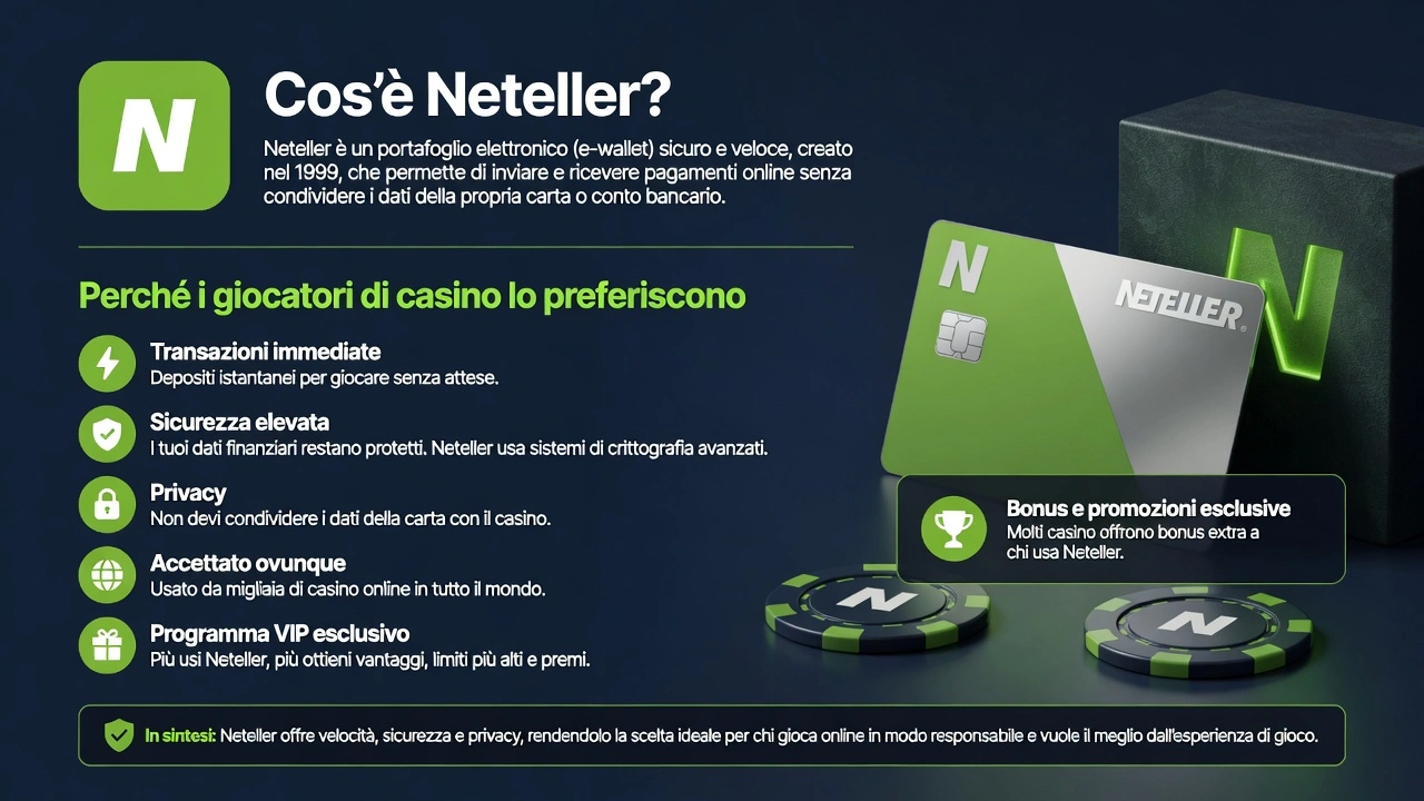Cos'è Neteller e perché i giocatori di casino lo preferiscono