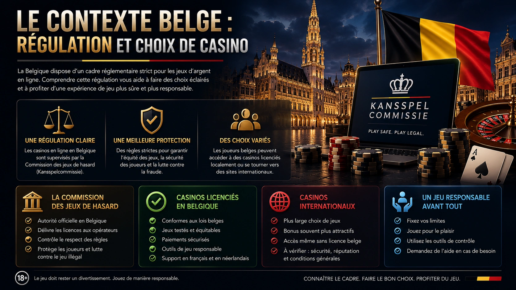 Le Contexte Belge : Régulation et Choix de Casino